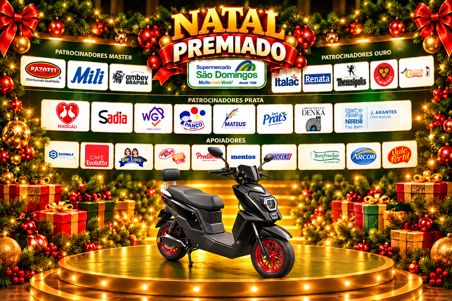 Moto elétrica TTX 1000W com carenagem